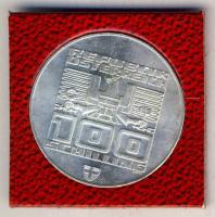 Ausztria 1976. 100Sch Ag "XII. téli olimpia - Innsbruck" tanúsítvánnyal T:BU
