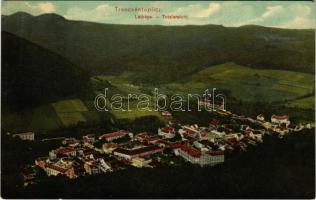 Trencsénteplic, Trencianske Teplice; látkép. Wertheim Zsigmond kiadása / Totalansicht / general view (EK)