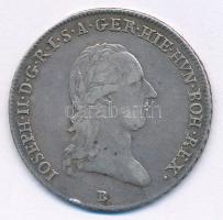 Osztrák Németalföld 1788B 1/4 Koronatallér Ag "II. József" (7,31g) T:2,2-  Austrian Netherlands 1788B 1/4 Kronenthaler Ag "Josef II" (7,31g) C:XF,VF Krause KM#38