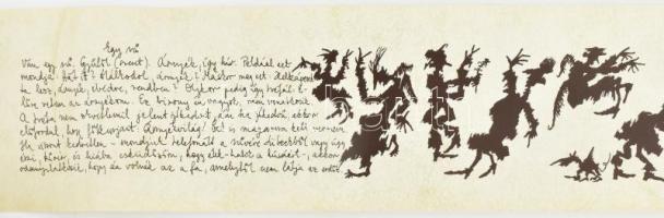 Esterházy Péter - Banga Ferenc: Egy nő. Esterházy Péter műve. Banga Ferenc grafikus rajzaival. Bp., ...