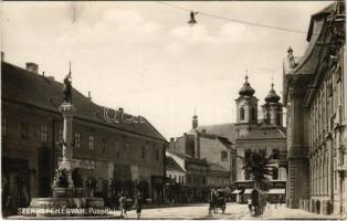 1929 Székesfehérvár, Püspökkút, Halász Sándor üzlete (lyuk / pinhole)