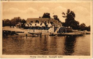 Szigetmonostor, Horányi strandfürdő, Vendéglő épület, Csárda (ázott / wet damage)