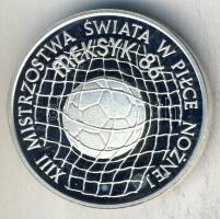 Lengyelország 1986. 500Zl Ag "Labdarúgó VB" T:PP Csak 16.000db!