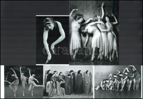 cca 1940 előtt készült felvételek modern és szabad táncokról, mozdulat művészekről, vegyes összeállí...