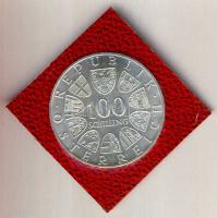 Ausztria 1979. 100Sch Ag "Bregenz" tanúsítvánnyal T:BU