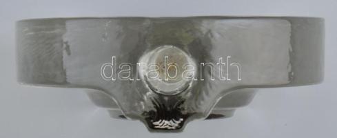 Walther orchidea váza. Formába öntött, színezett, hibátlan 12 cm