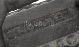 Öntöttvas kutya figurális diótörő, Kühne felirattal, hibátlan, h: 32 cm