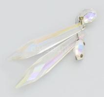 cca 50 darab csiszolt csillár kristály