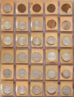 1946-1973. 188db-os rendezett forint gyűjtemény mappában, címkékkel, közte ritka évjáratokkal és az ...