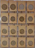 1946-1973. 188db-os rendezett forint gyűjtemény mappában, címkékkel, közte ritka évjáratokkal és az ...