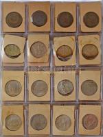 1946-1973. 188db-os rendezett forint gyűjtemény mappában, címkékkel, közte ritka évjáratokkal és az ...
