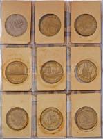 1946-1973. 188db-os rendezett forint gyűjtemény mappában, címkékkel, közte ritka évjáratokkal és az ...