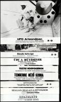 cca 1987 előtt készült mozifilmekből egy-egy jelenet, 21 db vintage produkciós filmfotó ezüst zselat...