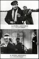 cca 1972 ,,A svéd asszony" című szovjet - svéd film jelenetei és szereplői, 21 db vintage produ...