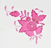 Herendi Apponyi mintás nagy méretű kínálótál. Kézzel festett, jelzett, hibátlan 26 cm