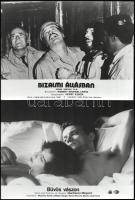 cca 1988 előtt készült mozifilmekből egy-egy jelenet, 23 db vintage produkciós filmfotó ezüst zselat...