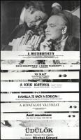 cca 1988 előtt készült mozifilmekből egy-egy jelenet, 23 db vintage produkciós filmfotó ezüst zselat...