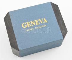 Geneva férfi és női karóra, kvarc, nincs kipróbálva, díszdobozban