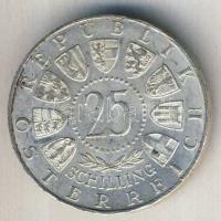 Ausztria 1956. 25Sch Ag "Wolfgang Amadeus Mozart" T:2