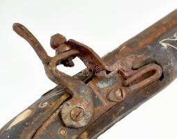 Replika kovás pisztoly, h: 42 cm