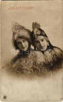 1915 Chantecler / Csirke pár / Chicken couple (EK)