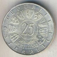 Ausztria 1961. 25Sch Ag "Burgenland" T:2