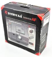 Reflecta diavetítő eredeti dobozában, hozzá dia tartó kazetták, leírással