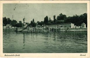 1941 Balatonlelle, Strand (EK)