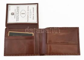 Avirex valódi bőr pénztárca, új állapotban, eredeti dobozában