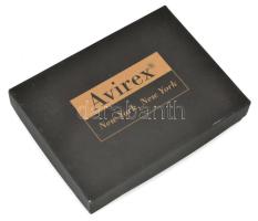 Avirex valódi bőr pénztárca, új állapotban, eredeti dobozában