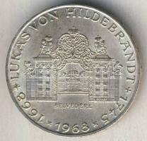 Ausztria 1961. 25Sch Ag "Lukas von Hildebrandt" T:2