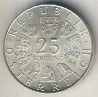 Ausztria 1961. 25Sch Ag "Lukas von Hildebrandt" T:2