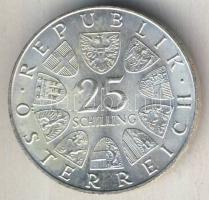 Ausztria 1961. 25Sch Ag "Lukas von Hildebrandt" T:2
