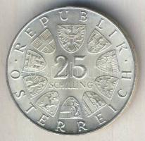 Ausztria 1961. 25Sch Ag "Lukas von Hildebrandt" T:2