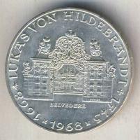 Ausztria 1961. 25Sch Ag "Lukas von Hildebrandt" T:2