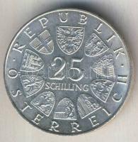 Ausztria 1961. 25Sch Ag "Lukas von Hildebrandt" T:2