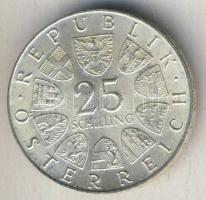 Ausztria 1961. 25Sch Ag "Lukas von Hildebrandt" T:2