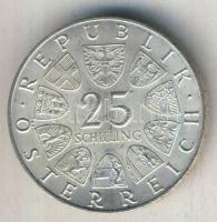 Ausztria 1961. 25Sch Ag "Lukas von Hildebrandt" T:2