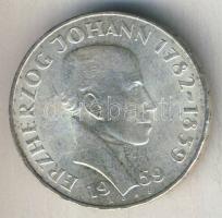 Ausztria 1959. 25Sch Ag "Johann főherceg" T:2