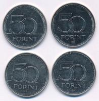 2004-2006. 50Ft Cu-Ni (4xklf) forgalmi emlékkiadások T:AU,XF