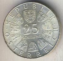 Ausztria 1964. 25Sch Ag "Franz Grillparzer" T:2