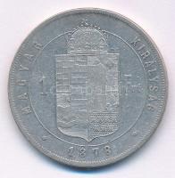 1878KB 1Ft Ag "Ferenc József / Középcímer" T:VF,F
Adamo M15