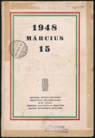 1948 márc. 15. Országos Történelmi Nemzeti Bizottság műsorfüzet 47p.