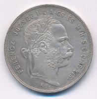 1873KB 1Ft Ag &quot;Ferenc József / Középcímer&quot; Körmöcbánya T:AU,XF Huszár: 2138., Unger III.: 1464.a, Adamo M15