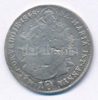 1848KB 10kr Ag "V. Ferdinánd" T:F,VG ph., ü., karc
Adamo B4