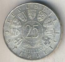 Ausztria 1958. 25Sch Ag "Carlauer von Welsbach" T:2