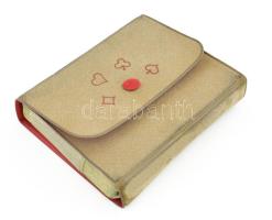 Ryam bridzs kártya csomag, tartóval, eredeti vezetőfüzettel, jó állapotban