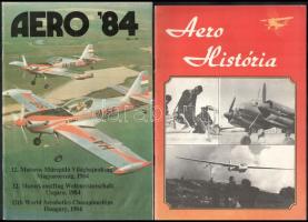1987 Aero História 1987. december + 1984 Aeo 84 12. Motoros Műrepülő Világbajnokság Magyarország, 1984.