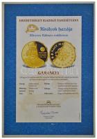 ifj. Szlávics László (1959-) 2011. "Nagy Magyarok / Könyves Kálmán" aranyozott Cu emlékére...