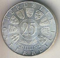 Ausztria 1963. 25Sch Ag "Prinz Eugen von Savoyen" T:2